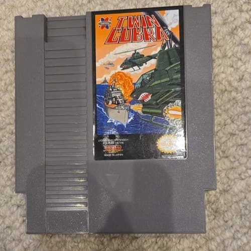 Sammy Twin Cobra Nintendo NES Game Cartridge Shooter