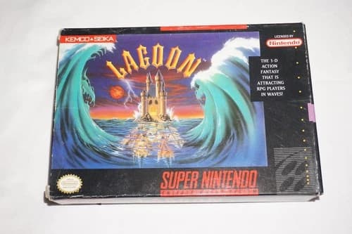 Lagoon (Super Nintendo SNES) Complete in Box CIB