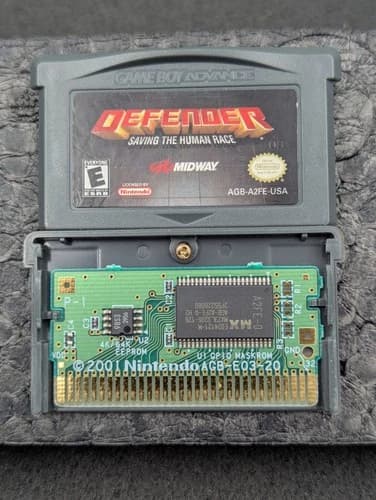 Defender Saving the Human Race (Nintendo GameBoy Advance) Cart Only Authentic