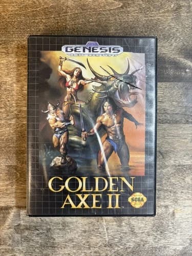 Golden Axe II 2 (Sega Genesis, 1991) Complete CIB
