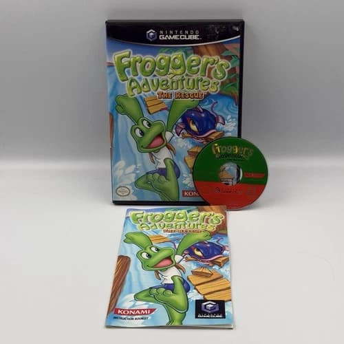 Frogger's Adventures: The Rescue (Nintendo GameCube, 2003) Complete CIB