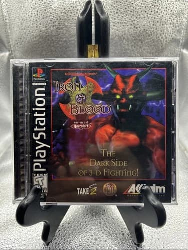Dungeons & Dragons Iron and Blood (Sony Playstation 1 PS1, 1996) CIB W/Reg