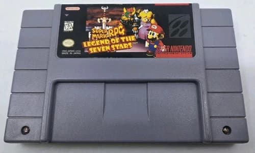 Super Nintendo Entertainment System Super Mario RPG Legend of the Seven Stars
