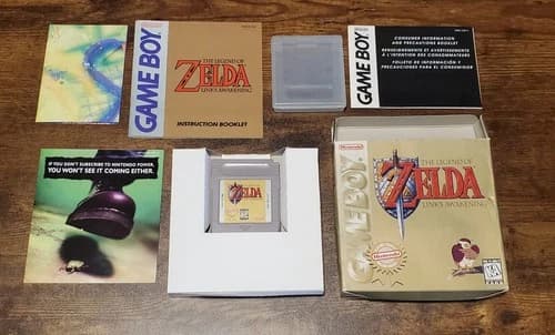 Gameboy Legend of Zelda: Link's Awakening Complete Box CIB Retro Gaming Nintendo