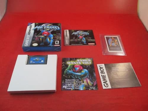 Metroid Fusion (Nintendo Game Boy Advance) COMPLETE w/ Box manual game WORKS!