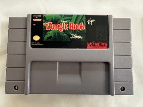 Super Nintendo Game Cartridge - The Jungle Book