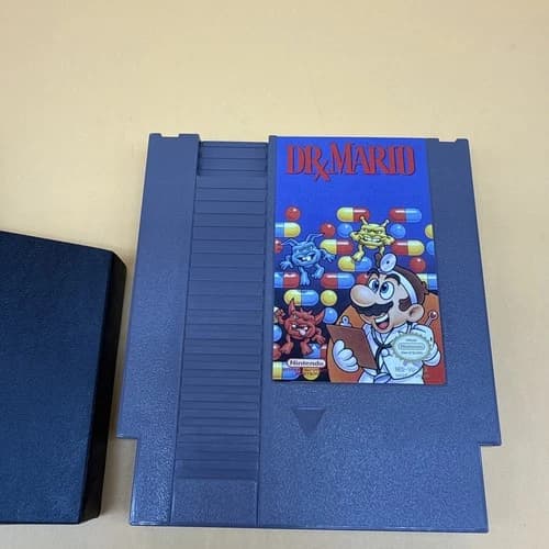 Dr. Mario (Nintendo Entertainment System NES, 1990) AUTHENTIC TESTED - Very Good