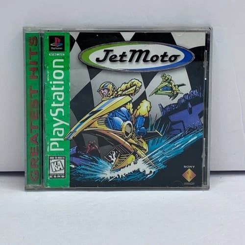 Jet Moto Greatest Hits PlayStation PS1 Video Game Racing ATV
