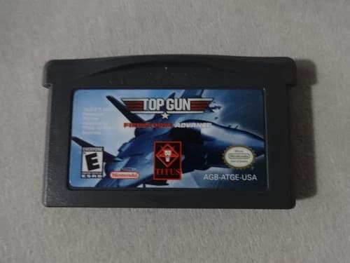 EUC Top Gun Firestorm Advance Nintendo Gameboy Advance Cart Only Free Ship