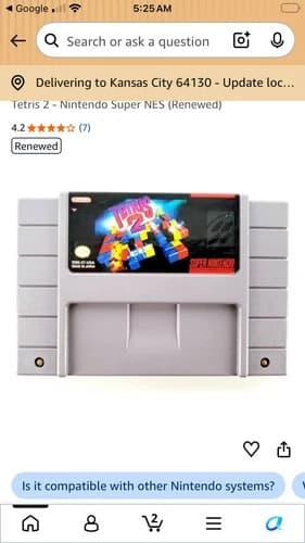 Tetris 2 SNES Super Nintendo Cartridge Authentic TESTED ORIGINAL US EDITION