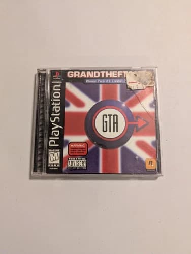 Sony PlayStation PS1 Grand Theft Auto Mission Pack #1: London 1969 Rated M