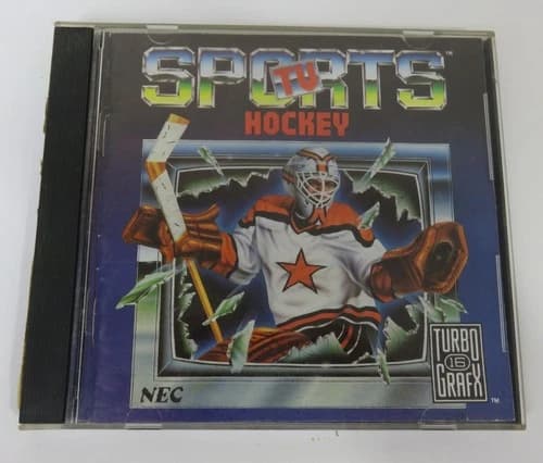 TV SPORTS HOCKEY TURBO GRAFX 16 GAME COMPLETE