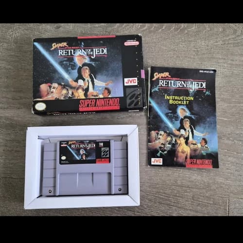 Super Nintendo Star Wars: Return of the Jedi SNES CIB *Manual Rough*