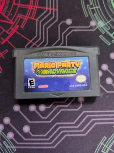 Mario Party Advance (Game Boy Advance, GBA, 2005) Cartridge Tested