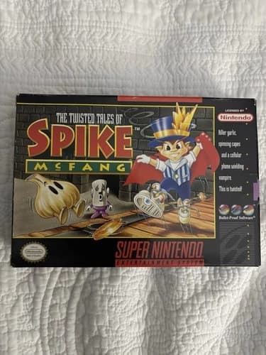 Twisted Tales of Spike McFang (SNES) Super Nintendo CIB Complete Box 1994 RARE