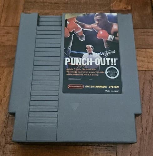 Nintendo NES Mike Tyson's Punch-Out!! Boxing Game Cartridge