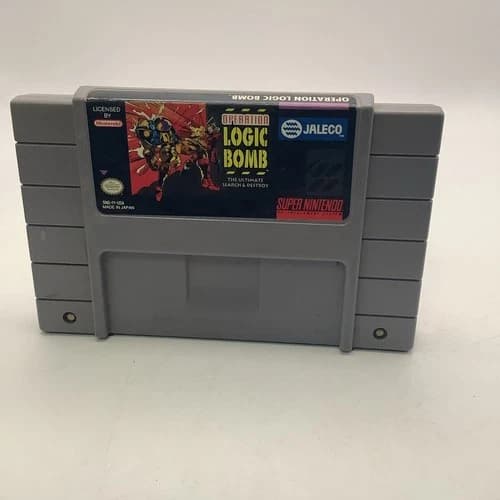 Operation: Logic Bomb (Super Nintendo Entertainment System, Game Only)