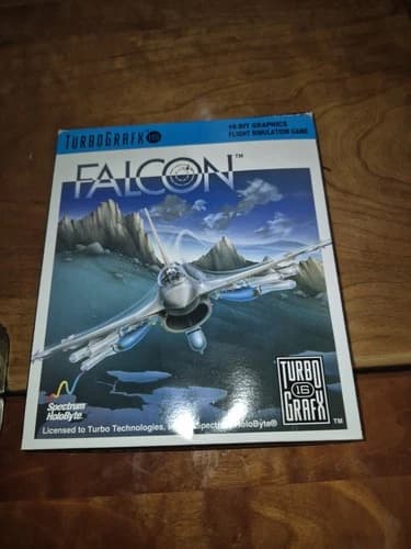 Falcon -- CIB- Complete In Box - TurboGrafx 16 TG-16 Nice!