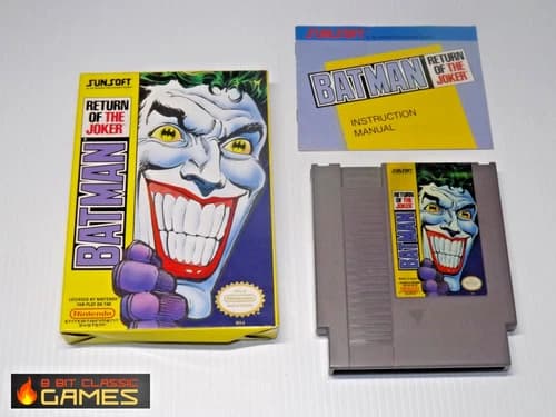 Batman Return of the Joker - COMPLETE BOX - NINTENDO NES - 115a