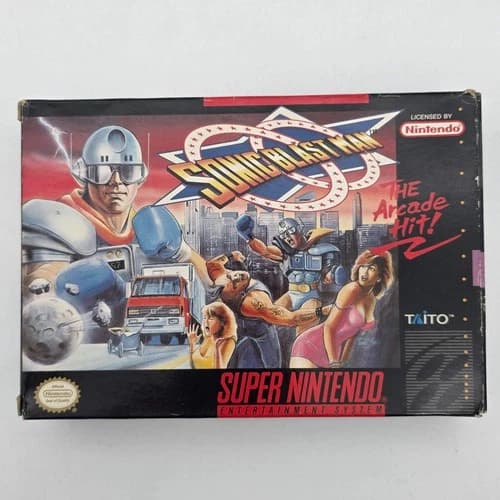 Sonic Blast Man (Super Nintendo SNES, 1992)
