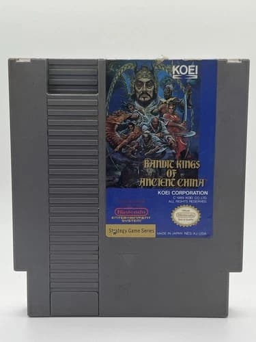 Bandit Kings of Ancient China (Nintendo , 1991) Cart Only - Authentic - Tested