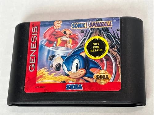 SEGA Genesis Sonic Spinball - Cartridge Only - Tested