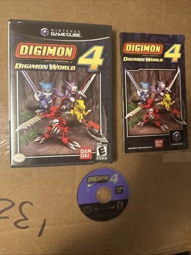 Digimon World 4 Nintendo GameCube Complete in Box with Manual