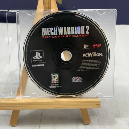 Sony PlayStation 1 PS1 Disc Only TESTED Mechwarrior 2: 31st Century Combat
