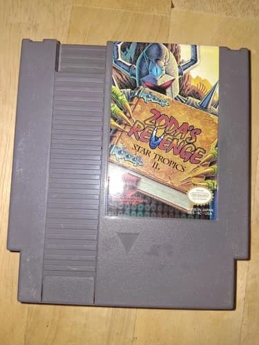 Zodas revenge Star Tropics II Nintendo NES Cartridge Tested & Working