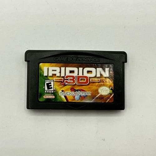 Nintendo Game Boy Advance Iridion 3D Cartridge Only Tested & Working Majesco