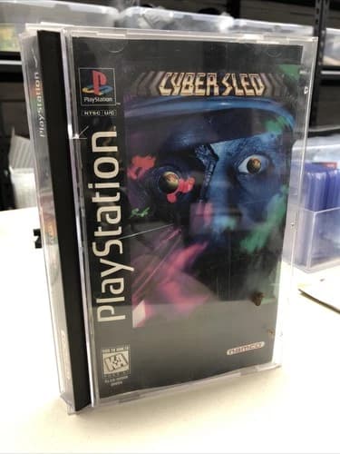 J4 Cyber Sled (Playstation 1, Ps1) Long Box - Complete w/ Reg Card