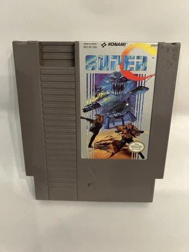 Super C (Nintendo Entertainment System NES, 1990) Cartridge - Authentic & Tested