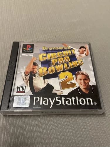 BRUNSWICK CIRCUIT PRO BOWLING 2 BLACK SONY PLAYSTATION PS1 PS PSX GAME