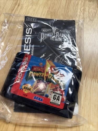 SEGA Mighty Morphin Power Rangers Sega Genesis GA Power Rangers Series
