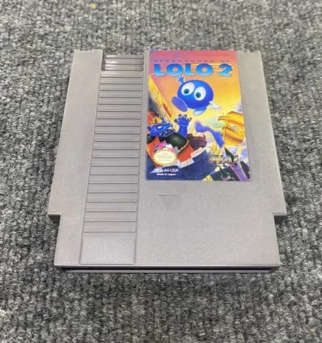 Adventures of Lolo 2 NES Nintendo Entertainment System Authentic Tested