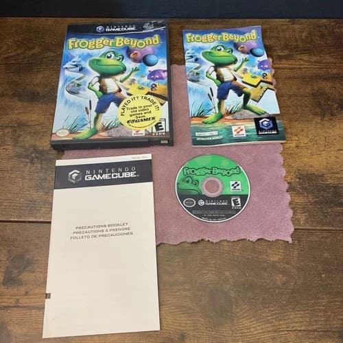Frogger Beyond (Nintendo GameCube, 2002) CIB Game Complete Manual Tested
