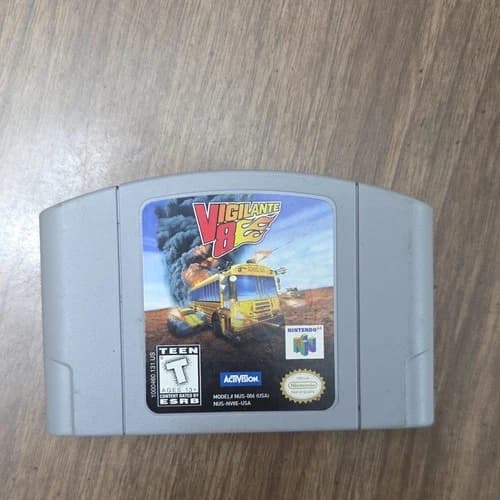 Activision Vigilante 8 Nintendo 64 N64 Game Cartridge NTSC-U/C T-Teen