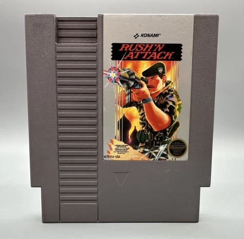 Rush'n Attack (Nintendo Entertainment System, 1987) Tested Working