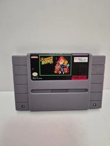 James Bond Jr SNES Super Nintendo Authentic Cartridge