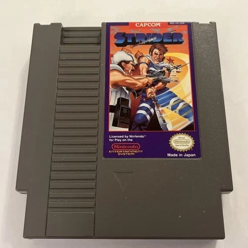 Strider (Nintendo Entertainment System, NES, 1989) Loose - Tested & Working
