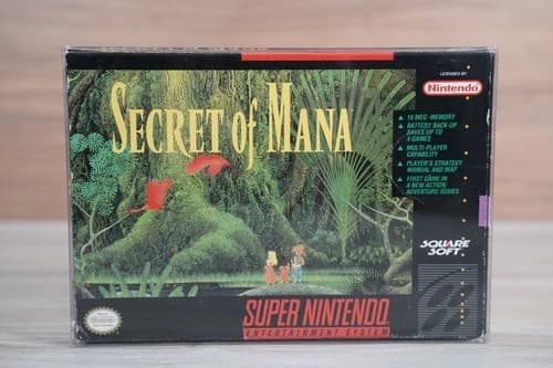 Secret of Mana SNES Complete In Box CIB (no map)