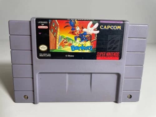 Bonkers Super Nintendo SNES Authentic Very Good Clean Tested