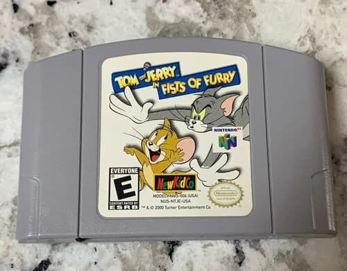 Tom and Jerry in Fists of Fury Nintendo 64 N64 Cartridge Only Tested Authentic