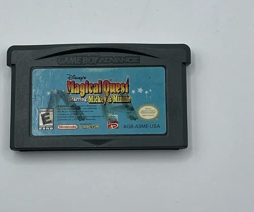 DISNEY'S MAGICAL QUEST STARRING MICKEY AND MINNIE NINTENDO GAMEBOY ADVANCE GAME