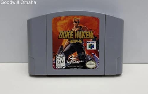 Nintendo 64 (N64) - Duke Nukem 64 - AUTHENTIC - Cartridge Only - Boot Tested