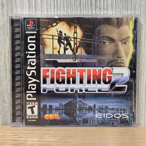 Fighting Force 2 (Sony PlayStation 1, 1999) Complete With Manual Tested
