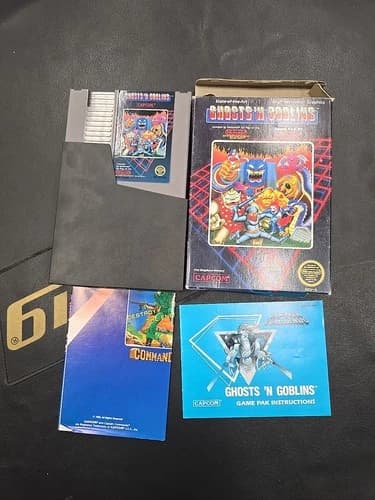 Ghosts 'N Goblins Nintendo NES Complete In Box CIB
