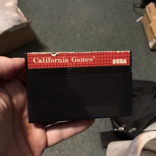 California Games Sega Master System Game Authentic! Good Condition! Tested!