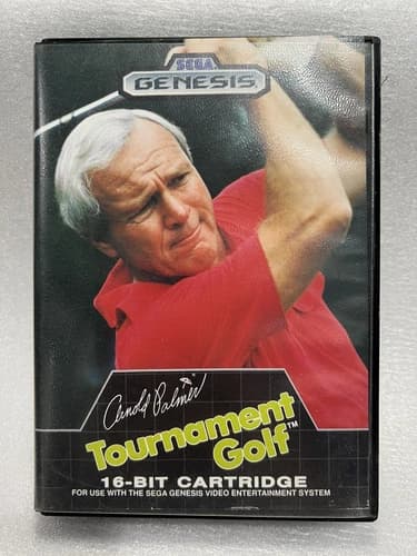 Arnold Palmer Tournament Golf (Sega Genesis, 1989) Complete CIB Tested Working