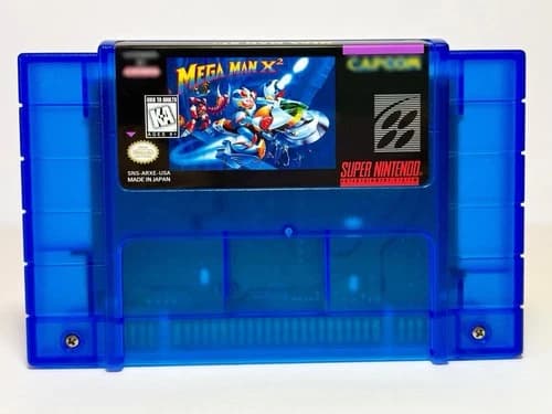 MegaMan X2 (Fan-Made Custom-Built SNES Cart) - GAME ONLY
